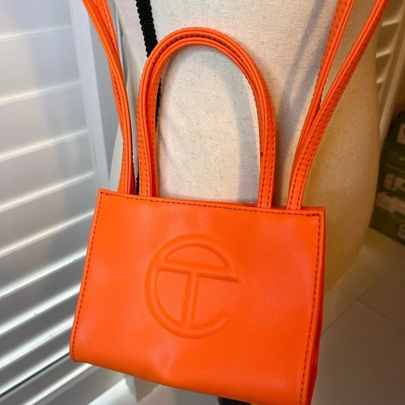 Telfar Vibrant Orange Mini Bag - Picture 4 of 7